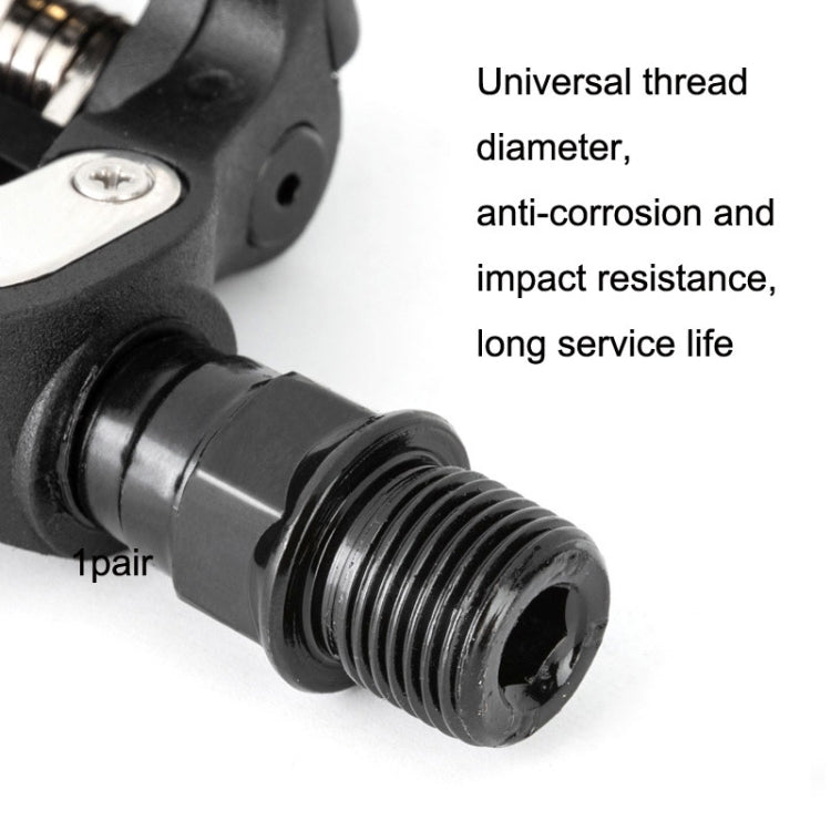 PROMEND PD-R95P 1pair Pedalway Road Bicycle Self-lock With Lock Film Nylon Lock Light Amount Foot Pedal