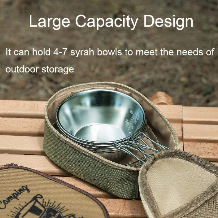 ISE MOUNT Outdoor Camping Syrah Bowl Storage Bag Large Capacity Camping Tote