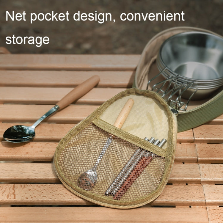 ISE MOUNT Outdoor Camping Syrah Bowl Storage Bag Large Capacity Camping Tote