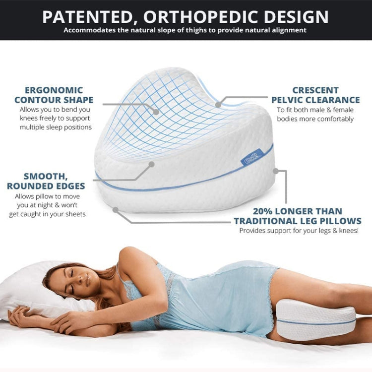 Body Memory Cotton Leg Pillow Sleeping Orthopedic Sciatica Back Hip Joint for Pain Relief
