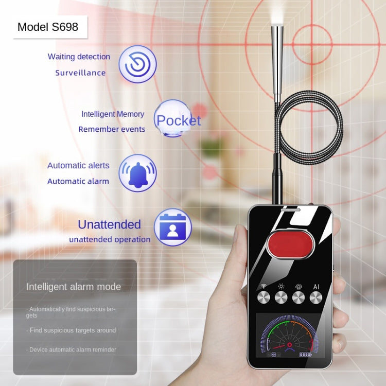 S698 Smart GPS Detector Anti-Sneak Shooting Anti-Monitoring Camera Detector