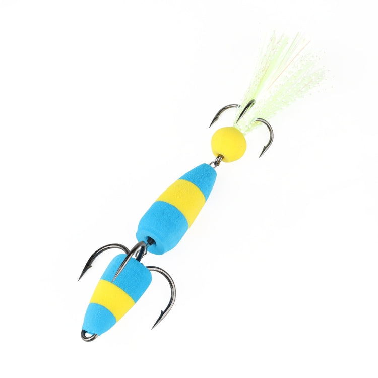 W.P.E PMG-M Foam Hook Soft Worm Bait Three Anchor Hook Fake Lures