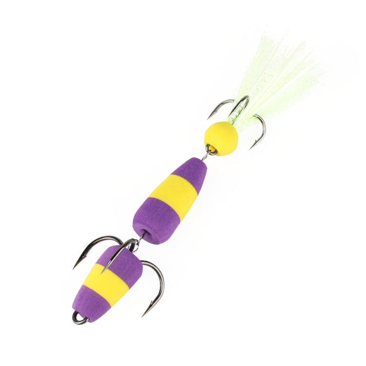 W.P.E PMG-M Foam Hook Soft Worm Bait Three Anchor Hook Fake Lures
