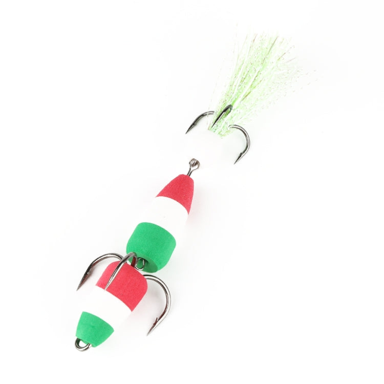 W.P.E PMG-M Foam Hook Soft Worm Bait Three Anchor Hook Fake Lures