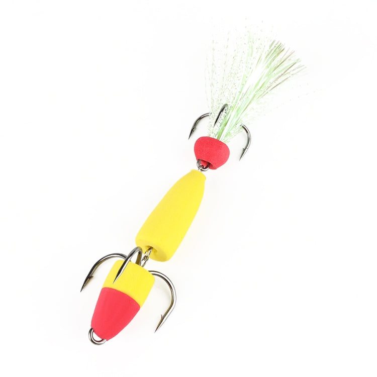 W.P.E PMG-M Foam Hook Soft Worm Bait Three Anchor Hook Fake Lures