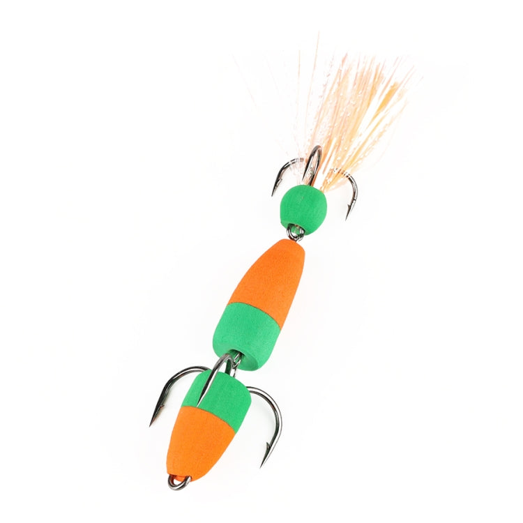 W.P.E PMG-M Foam Hook Soft Worm Bait Three Anchor Hook Fake Lures
