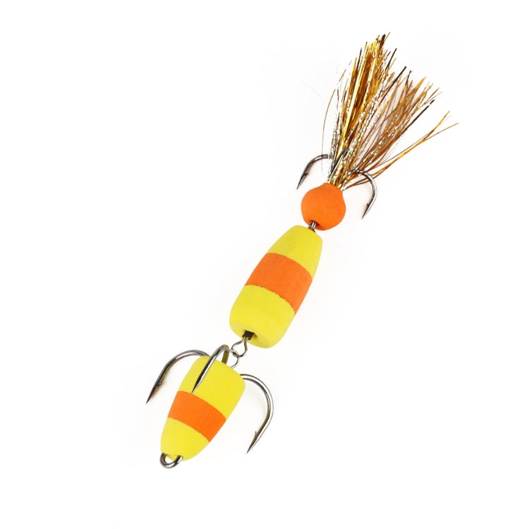 W.P.E PMG-M Foam Hook Soft Worm Bait Three Anchor Hook Fake Lures