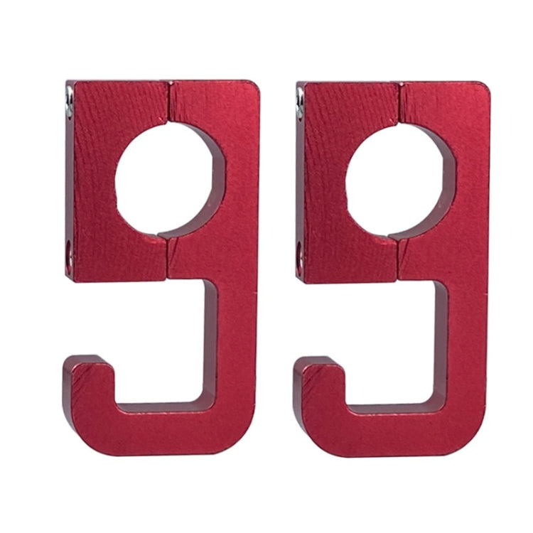 2pcs Motorcycle Type 69 Aluminum Alloy Multifunctional Helmet Hook