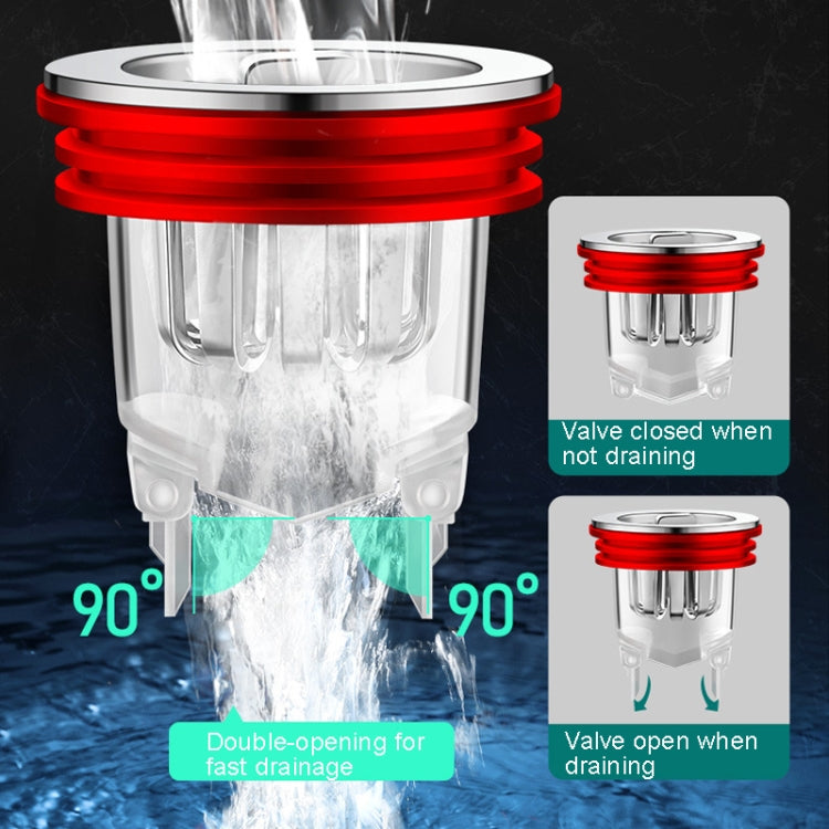 Bathroom Floor Drainage Deodorizer Seal Cover Inner Core Toilet Universal Anti-bug Tube