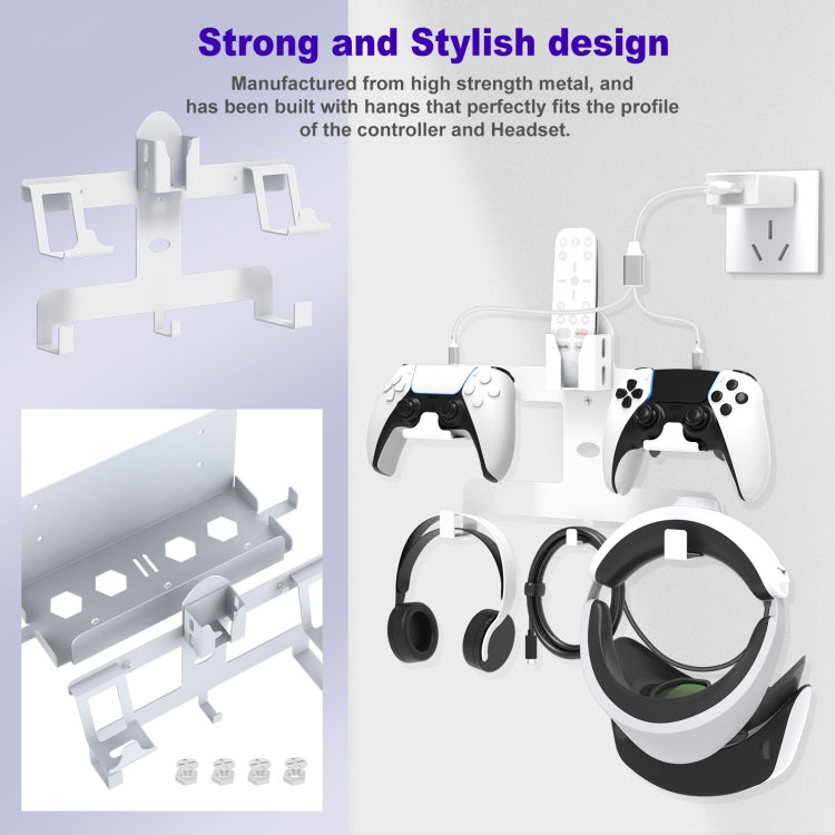 For PS5 / PS VR2 Series JYS JYS-P5163 Helmet Headset Host Handle Storage Rack