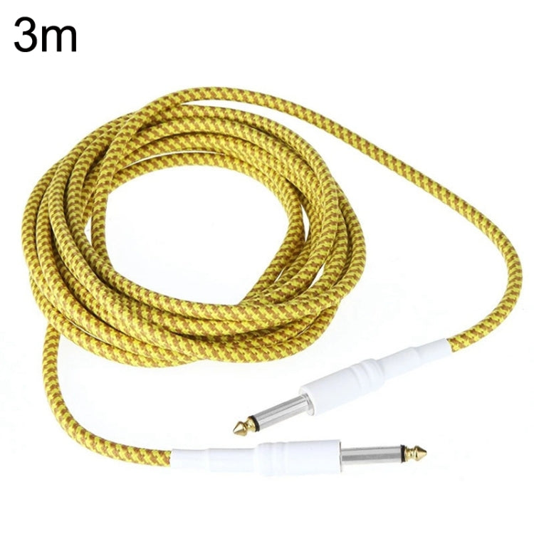 JT001 Male To Male 6.35mm Audio Cable Noise Reduction Folk Bass Instrument Cable, Length: