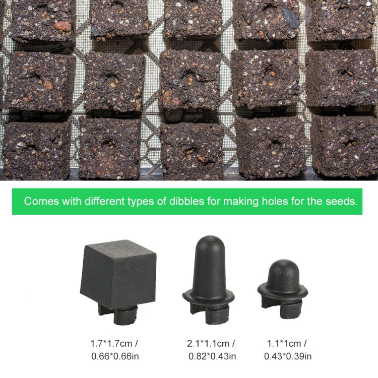 Handheld Seedling Soil Blocker Makes Four 2 by 2 Inches Soil Blocks for Garden Prep