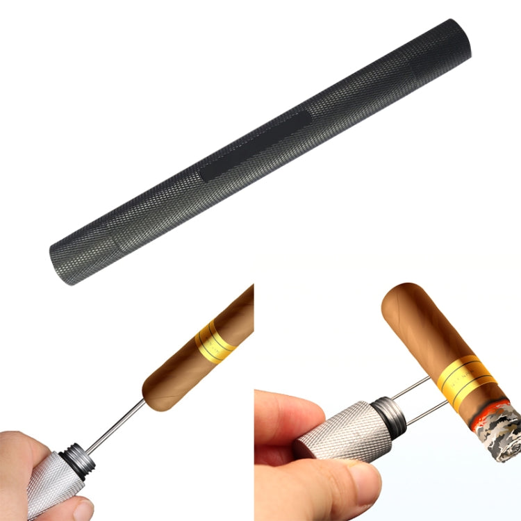 Lightweight With Serrated Cigar Needle Dredger Drilled Smoke Vent