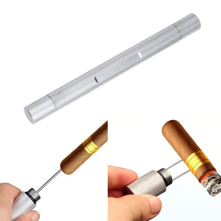 Lightweight With Serrated Cigar Needle Dredger Drilled Smoke Vent