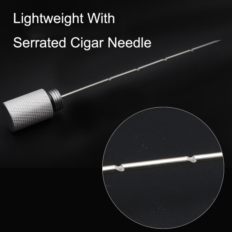 Lightweight With Serrated Cigar Needle Dredger Drilled Smoke Vent