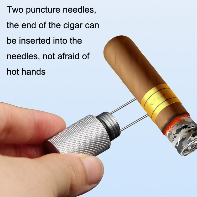 Lightweight With Serrated Cigar Needle Dredger Drilled Smoke Vent