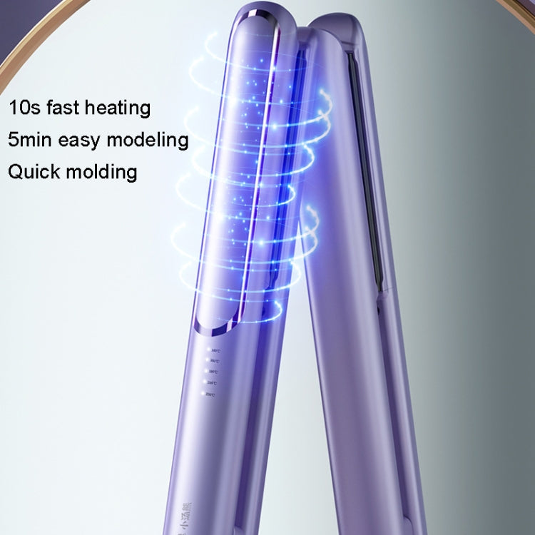 LTBEAR Negative Ion Straightening Curling Hair Wet and Dry Clipper Anti Hot Curling Iron, CN Plug