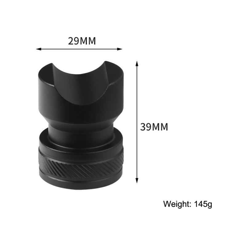 Metal Portable Cigar Holder Large Diameter Smoke Slot Non-slip Bottom