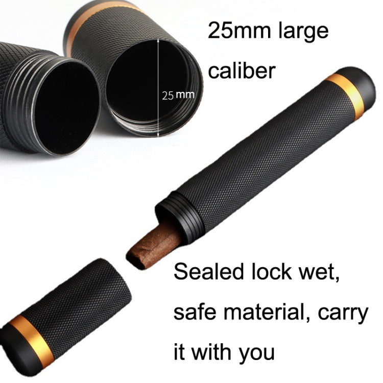 Convenient Metal Cigar Humidor Cigar Storage Tube