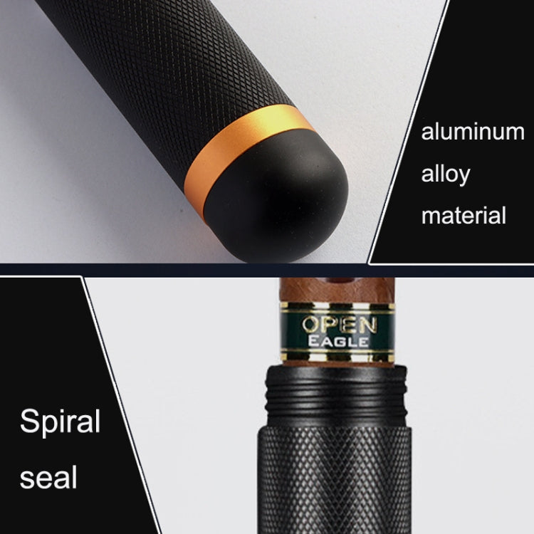 Convenient Metal Cigar Humidor Cigar Storage Tube