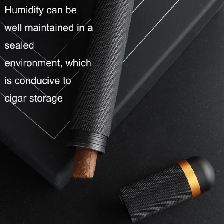 Convenient Metal Cigar Humidor Cigar Storage Tube