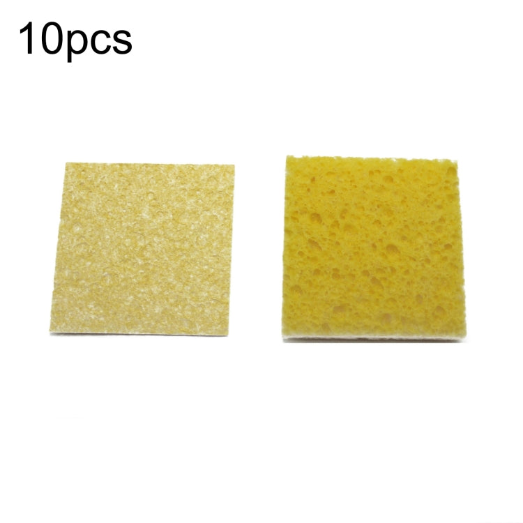 Soldering Iron Tin Remover Cleaning Cotton Wood Pulp Sponge,Spec: Thin Square 6x6cm