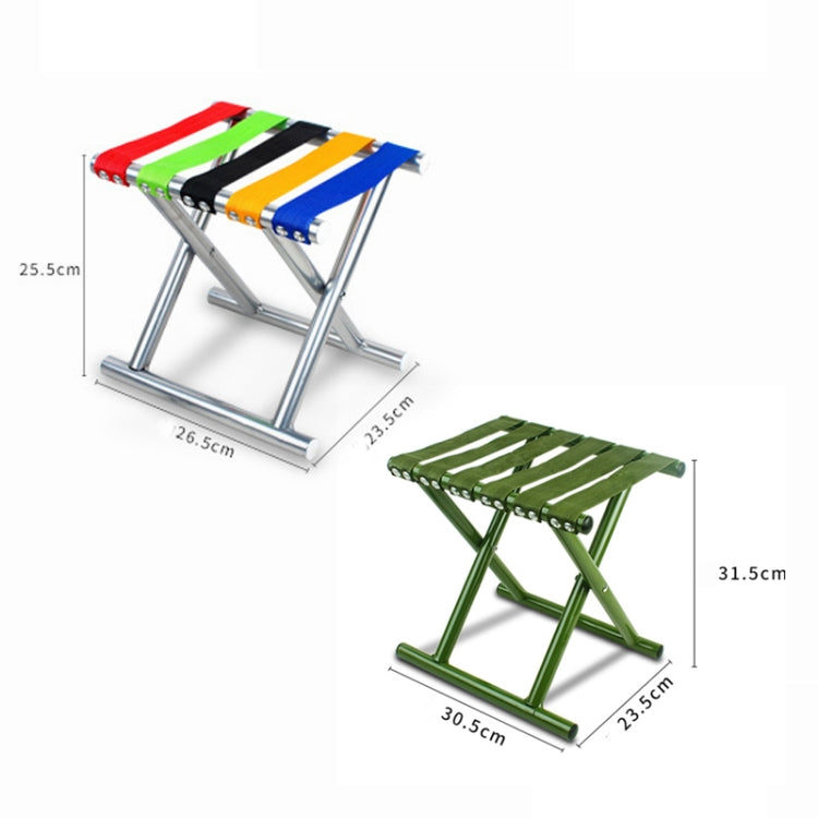 Metal Tube Outdoor Folding Chair Fishing Stool Camping Portable Stool