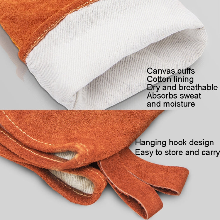 Cowhide High Temperature Resistant Welding Flame Retardant Anti-slip Insulation Gloves