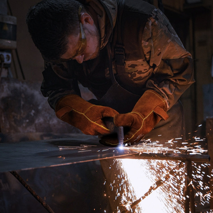 Cowhide High Temperature Resistant Welding Flame Retardant Anti-slip Insulation Gloves