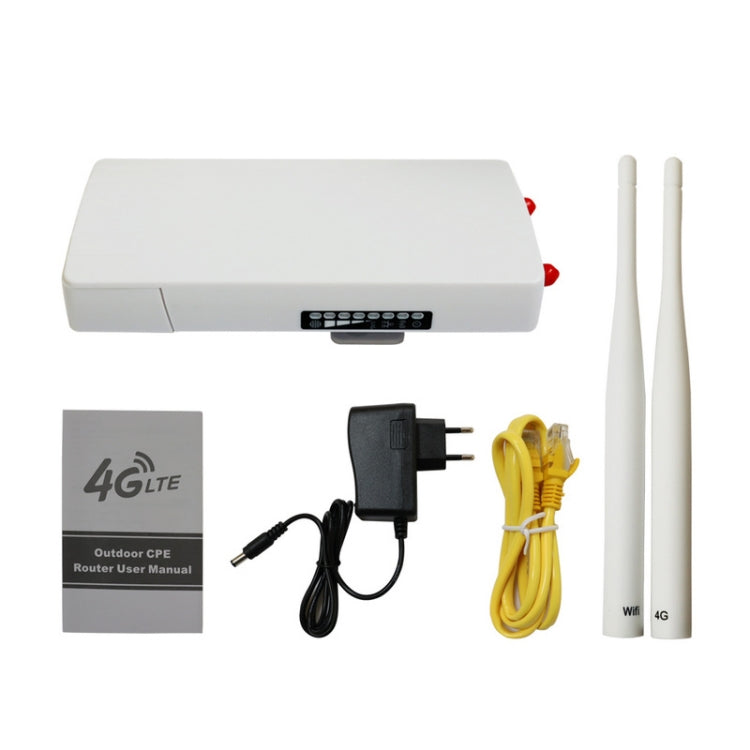 4G LTE Router CPE Outdoor Waterproof Mobile Router Triple Network, EU Plug