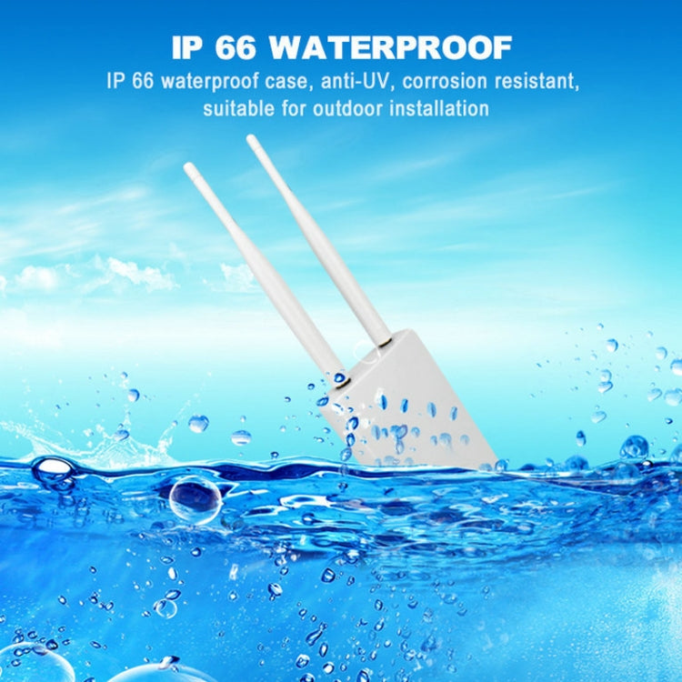 4G LTE Router CPE Outdoor Waterproof Mobile Router Triple Network, EU Plug