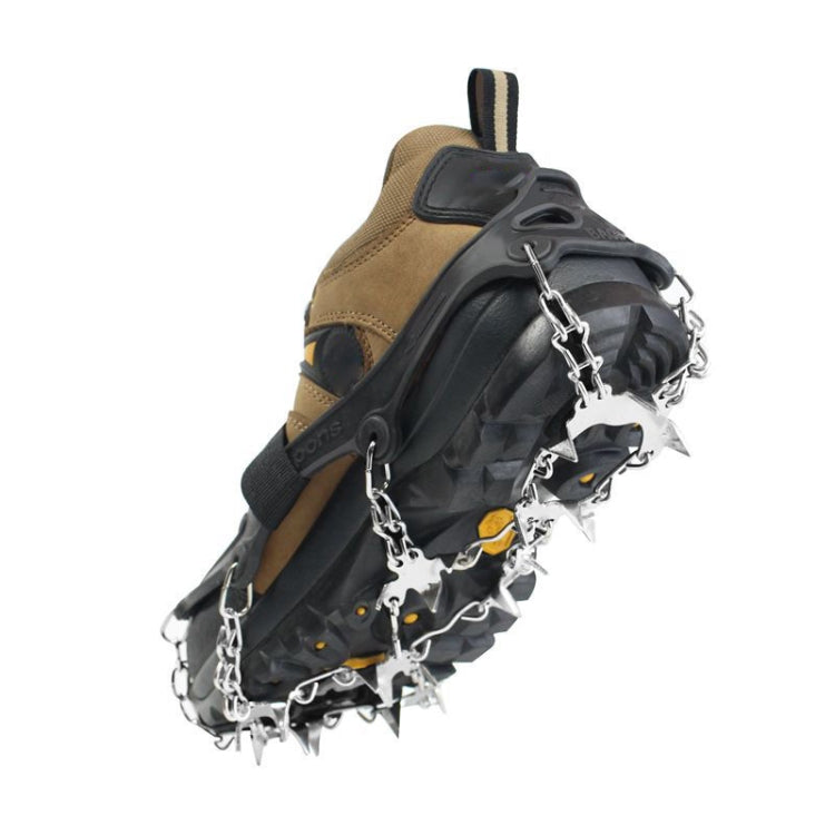 24 Teeth Outdoor Snow Anti-slip Ice Claws 201 Stainless Steel Anti-slip Shoe Cover