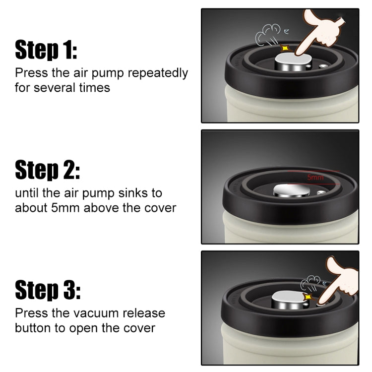 Kacheeg Sealing Can Pressed Vacuum Coffee Bean Tea Cans, Capacity: