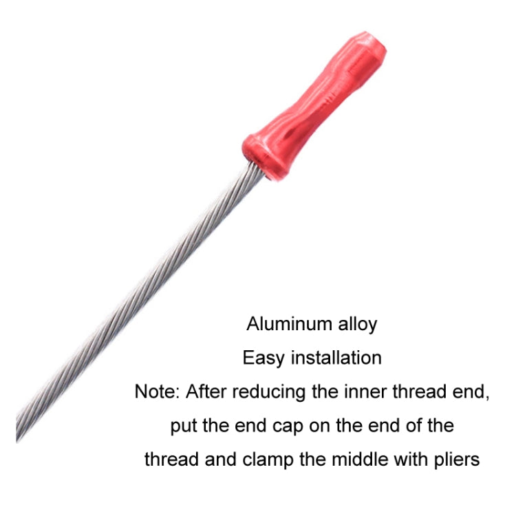 50pcs Mountain Road Bicycle Aluminum Alloy Brake Shifting Cable Core Cap