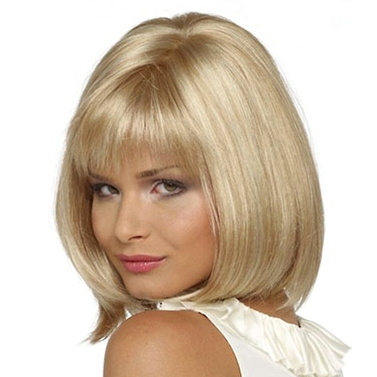 Ladies High Temperature Silk Short Wig Chemical Fiber Headgear