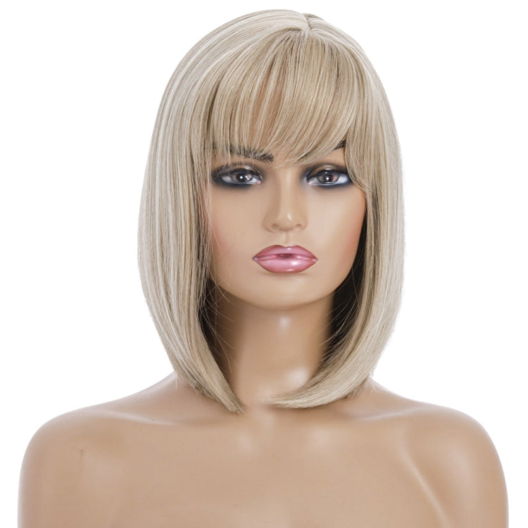 Ladies High Temperature Silk Short Wig Chemical Fiber Headgear