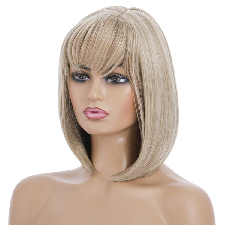 Ladies High Temperature Silk Short Wig Chemical Fiber Headgear