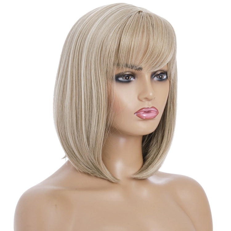 Ladies High Temperature Silk Short Wig Chemical Fiber Headgear