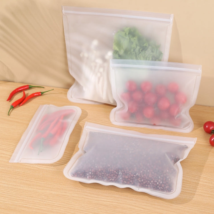 10pcs EVA Refrigerator Reusable Food Airtight Peservation Bag, Size: