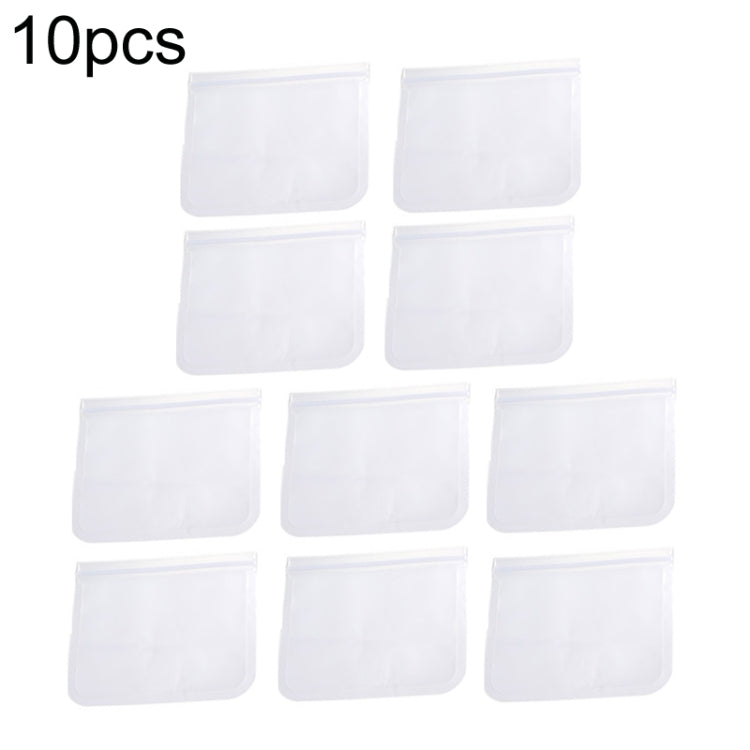 10pcs EVA Refrigerator Reusable Food Airtight Peservation Bag, Size: