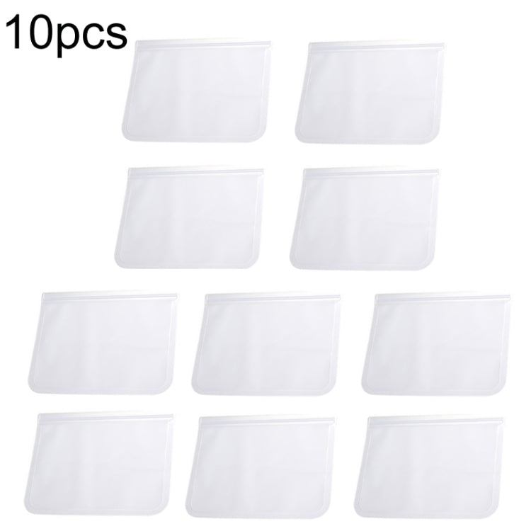 10pcs EVA Refrigerator Reusable Food Airtight Peservation Bag, Size: