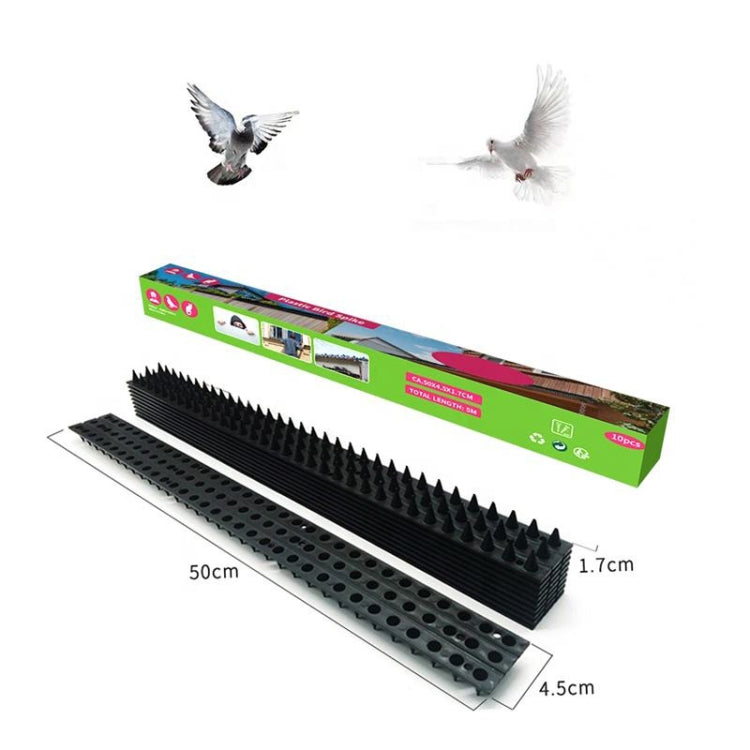 10pcs SK419 Power Equipment Line Anti-bird Thorn Roof Eaves Drive Bird Fence Anti-theft Electric Bird Thorn