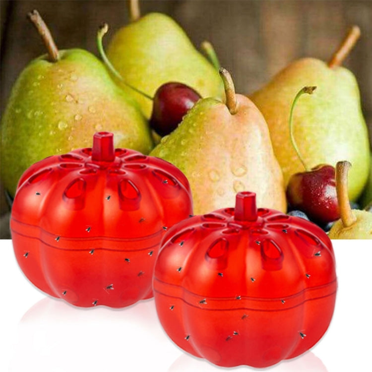 SK116 2pcs Small Pumpkin Fruit Fly Traps Fruit Flying Worm Catcher