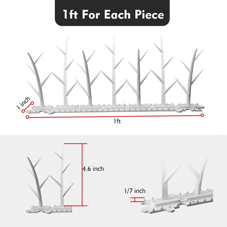 Plastic Anti-bird Thorn Anti-theft Anti-cat Thorn Electric Tree Branch Bird Repellent Thorn