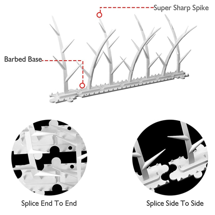 Plastic Anti-bird Thorn Anti-theft Anti-cat Thorn Electric Tree Branch Bird Repellent Thorn