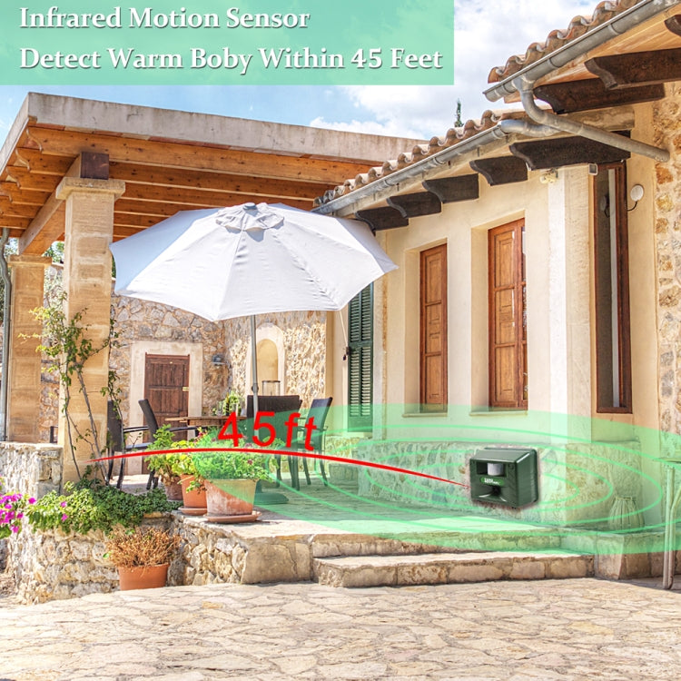 SK131 Garden Outdoor Ultrasonic Rat Repeller Snake Repelle Farm Animal Driving Device