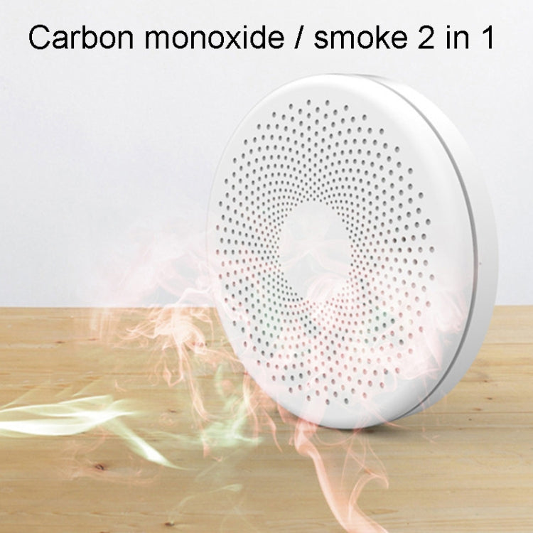 RH-WS11-W WiFi 2 In 1 Smoke Alarm Carbon Monoxide Composite Smoke Sensor