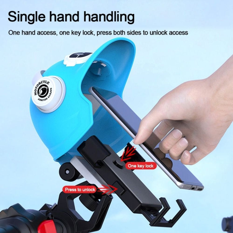 Small Helmet Sunscreen Phone Stand Bracket Motorcycle Mobile Phone Holder,Spec: