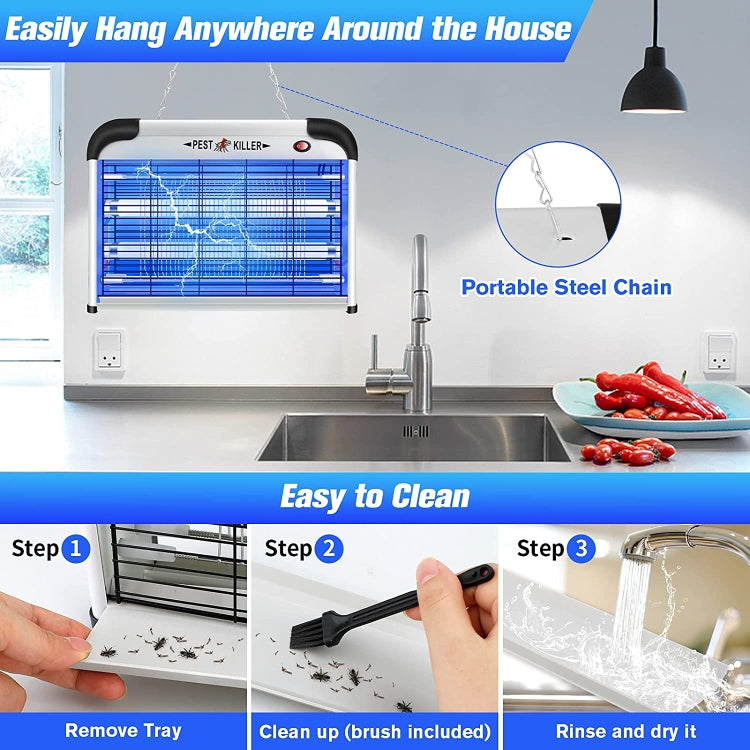 SK611 Indoor Household 20W Electric Shock Mosquito Killer Lamp High Voltage Hotel Fly Killer Lamp