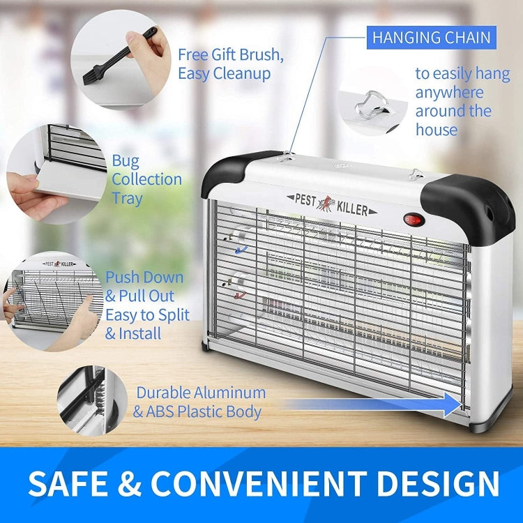 SK611 Indoor Household 20W Electric Shock Mosquito Killer Lamp High Voltage Hotel Fly Killer Lamp